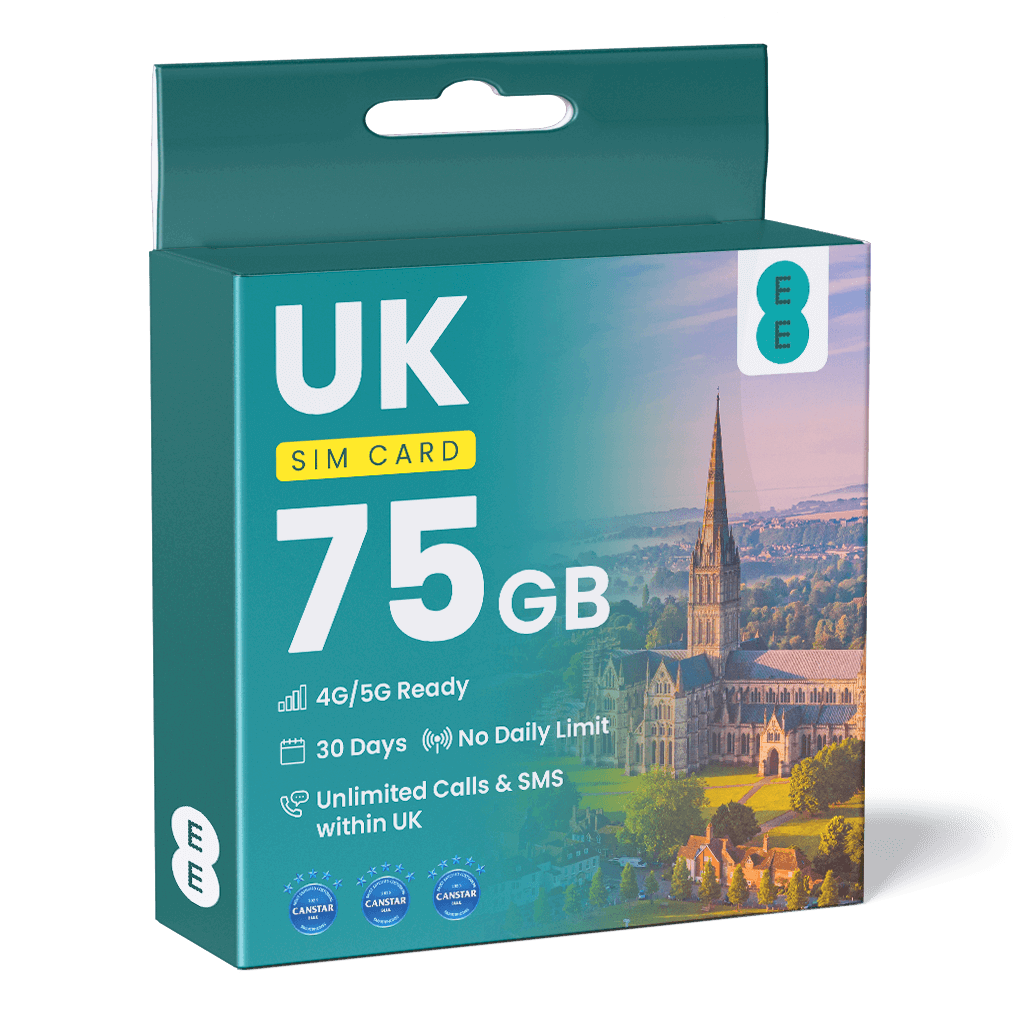 75GB EE UK SIM card From SimCorner 