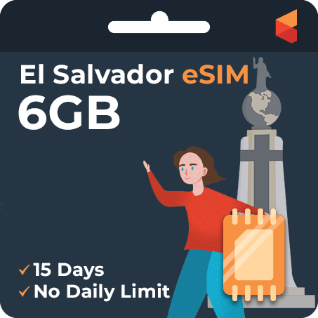 [eSIM] ElSalvador Data eSIM (6GB - 15 Days)