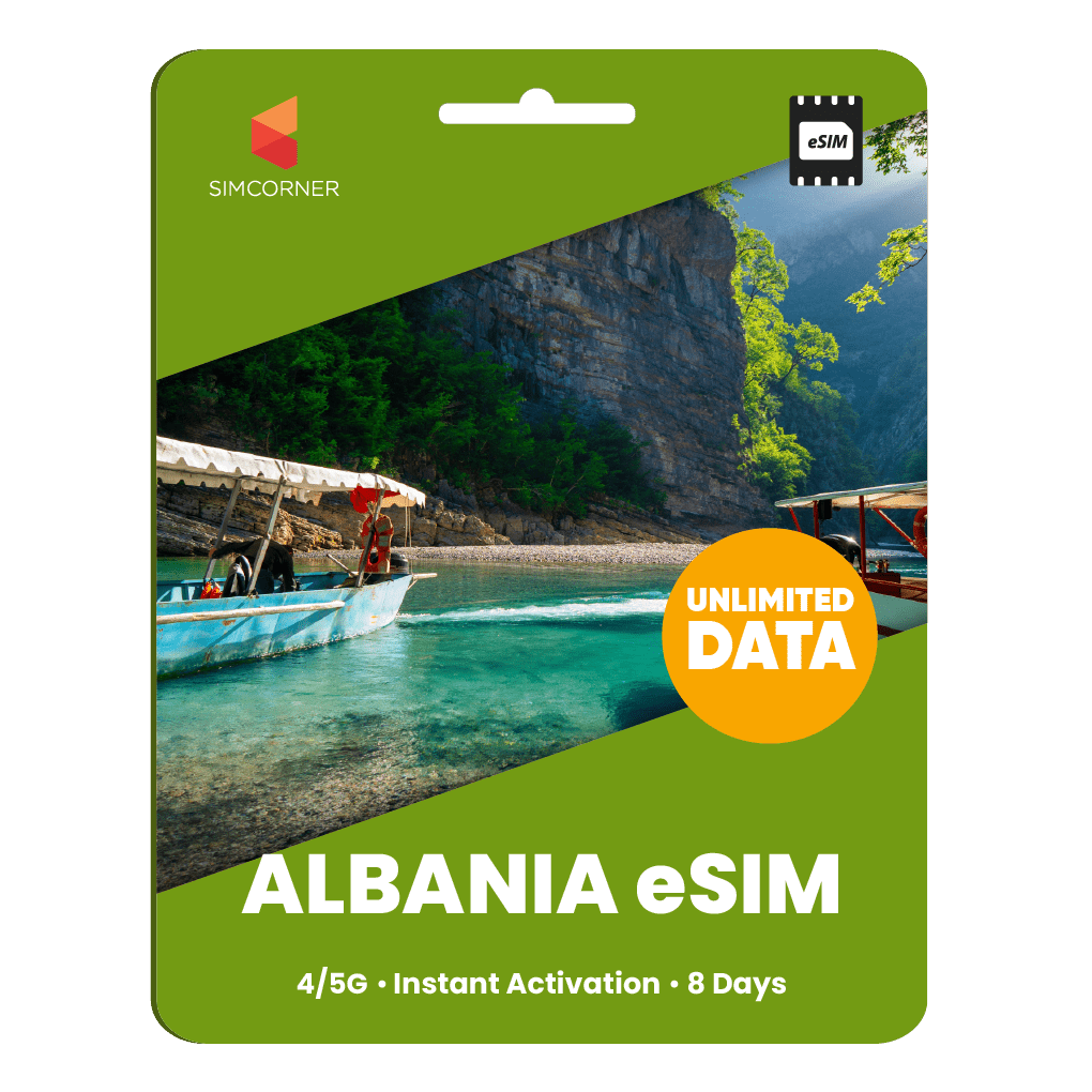 [eSIM] Albania Unlimited Data - SimCorner