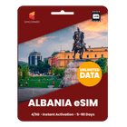 [eSIM] Albania Unlimited Data