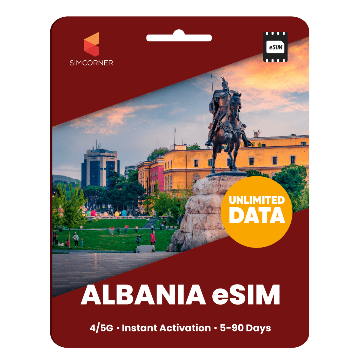 [eSIM] Albania Unlimited Data - SimCorner