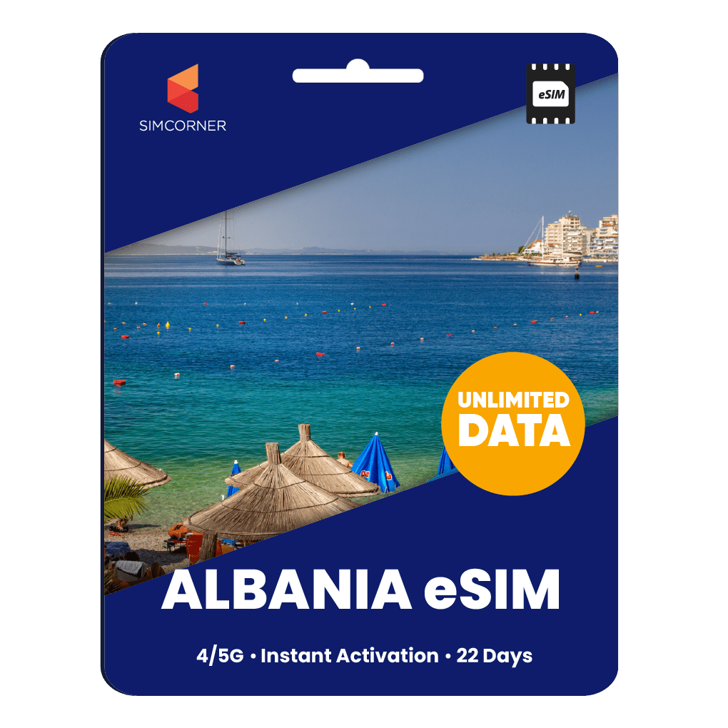 [eSIM] Albania Unlimited Data - SimCorner