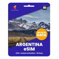 Thumbnail for [eSIM] Argentina Unlimited Data - SimCorner