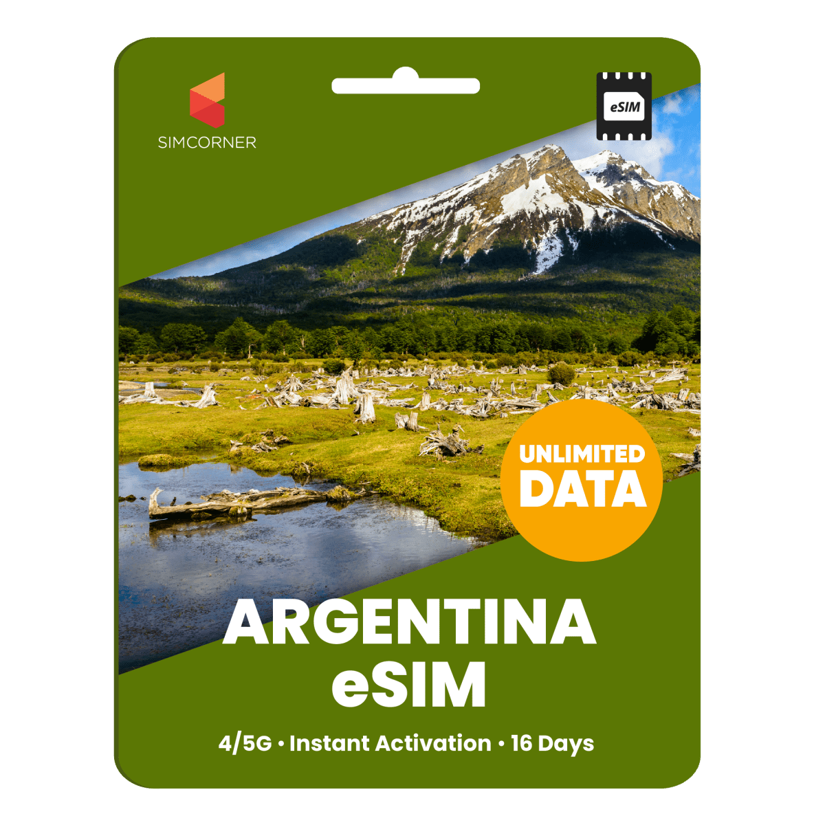 [eSIM] Argentina Unlimited Data - SimCorner