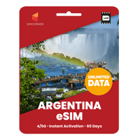 Thumbnail for [eSIM] Argentina Unlimited Data - SimCorner