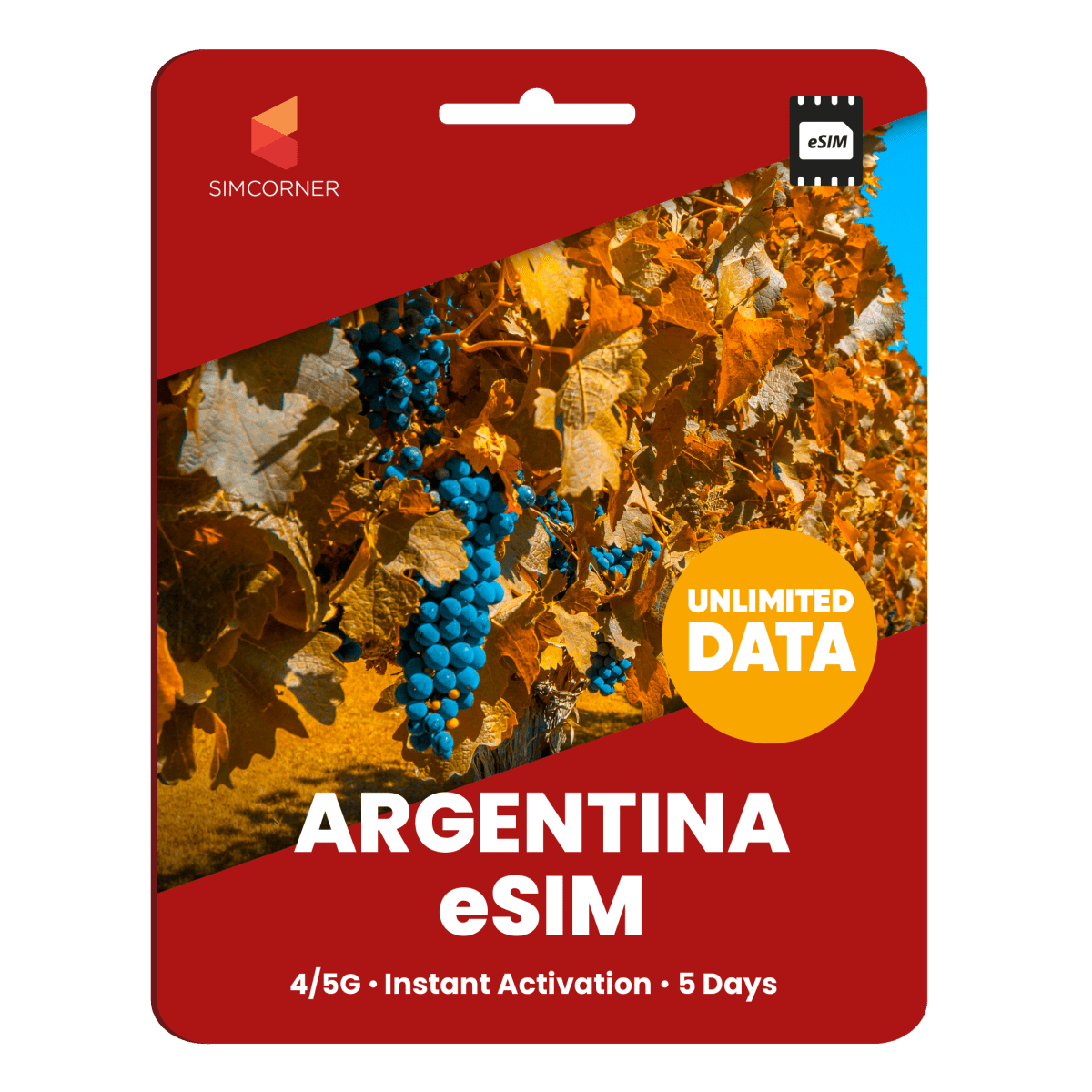 [eSIM] Argentina Unlimited Data - SimCorner