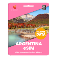 Thumbnail for [eSIM] Argentina Unlimited Data - SimCorner