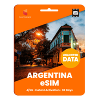 Thumbnail for [eSIM] Argentina Unlimited Data - SimCorner