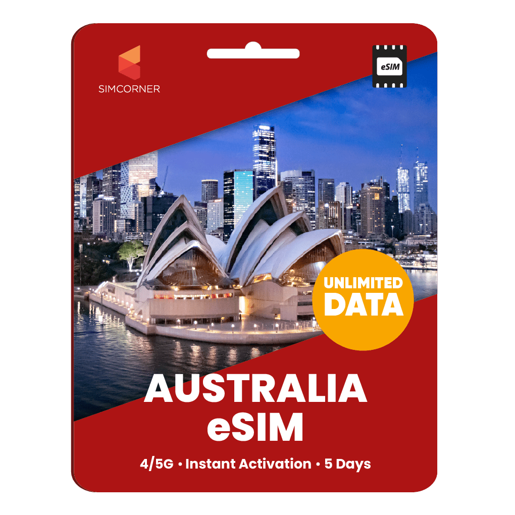 [eSIM] Australia Unlimited Data - SimCorner