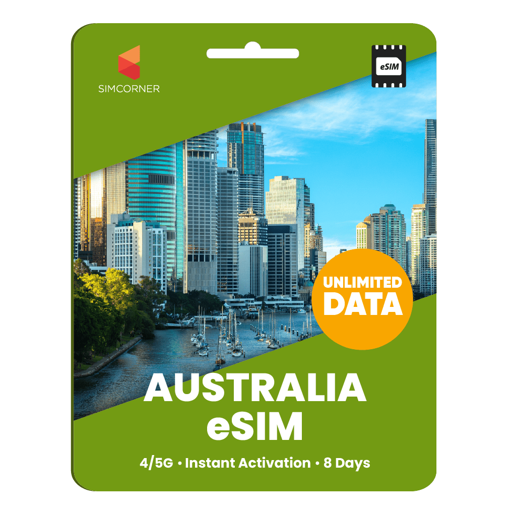 [eSIM] Australia Unlimited Data - SimCorner
