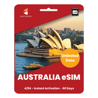 Thumbnail for [eSIM] Australia Unlimited Data - SimCorner