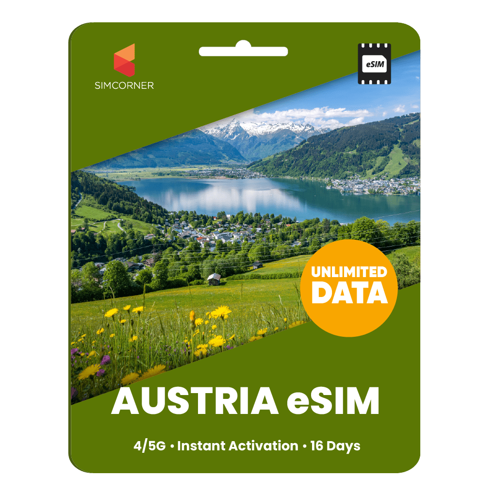 [eSIM] Austria Unlimited Data - SimCorner