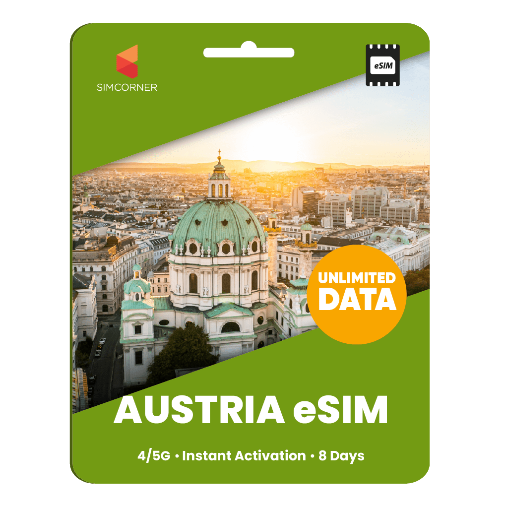 [eSIM] Austria Unlimited Data - SimCorner