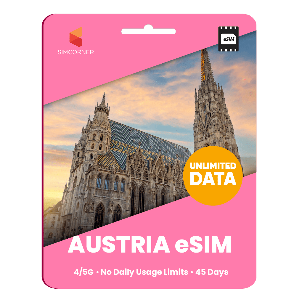 [eSIM] Austria Unlimited Data - SimCorner