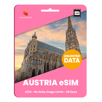 Thumbnail for [eSIM] Austria Unlimited Data - SimCorner
