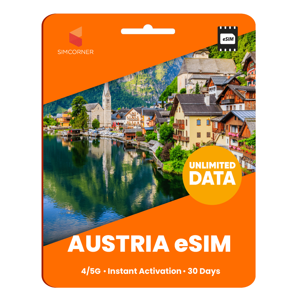 [eSIM] Austria Unlimited Data - 30 Days