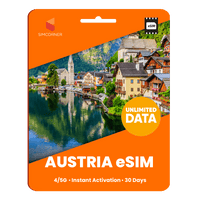 Thumbnail for [eSIM] Austria Unlimited Data - 30 Days
