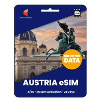 Thumbnail for [eSIM] Austria Unlimited Data - SimCorner