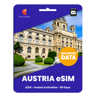 Thumbnail for [eSIM] Austria Unlimited Data - SimCorner