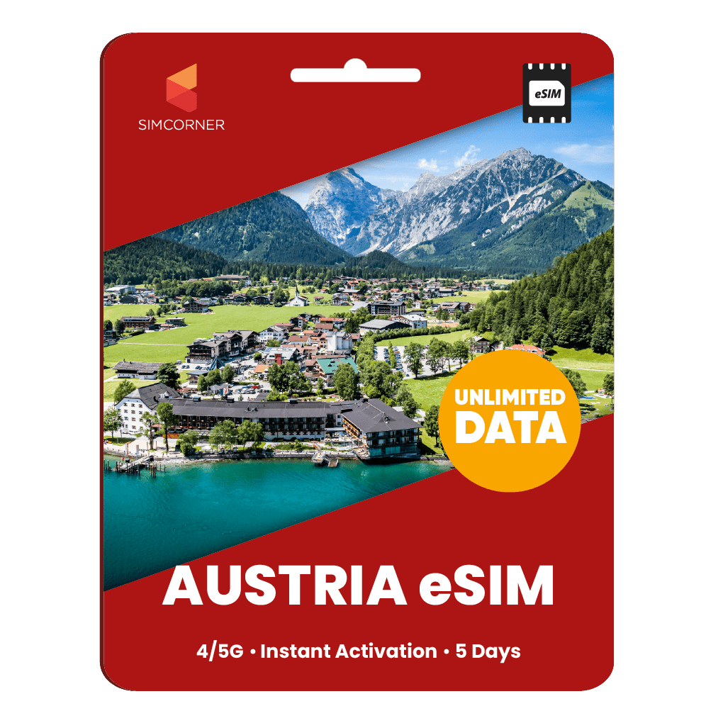 [eSIM] Austria Unlimited Data - SimCorner