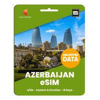 Thumbnail for [eSIM] Azerbaijan Unlimited Data - SimCorner
