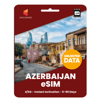 Thumbnail for [eSIM] Azerbaijan Unlimited Data - SimCorner
