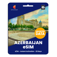 Thumbnail for [eSIM] Azerbaijan Unlimited Data - SimCorner
