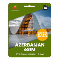 Thumbnail for [eSIM] Azerbaijan Unlimited Data - SimCorner