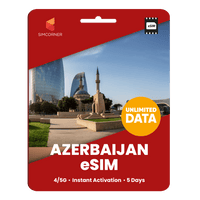 Thumbnail for [eSIM] Azerbaijan Unlimited Data - SimCorner