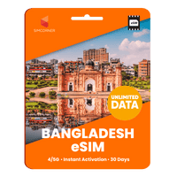 Thumbnail for [eSIM] Bangladesh Unlimited Data - 30 Days