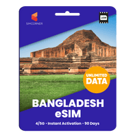 Thumbnail for [eSIM] Bangladesh Unlimited Data - SimCorner