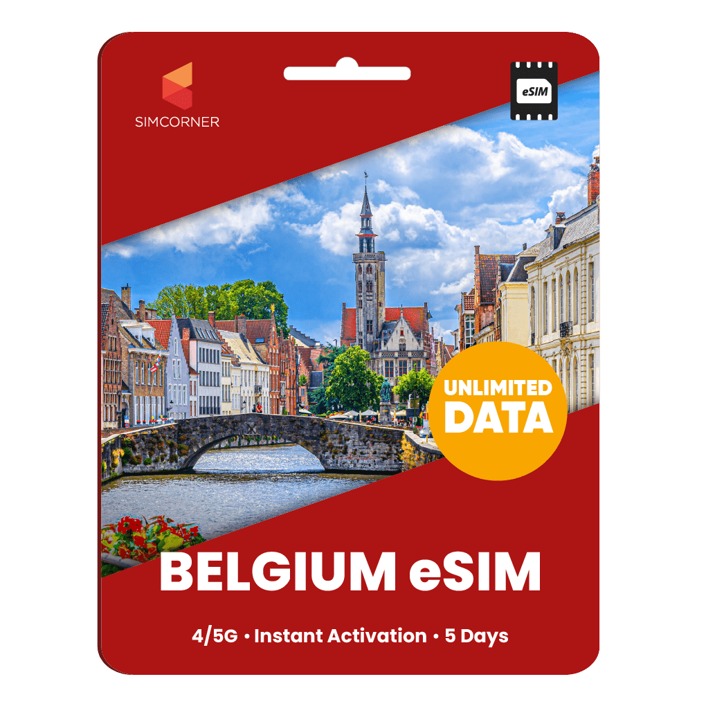 [eSIM] Belgium Unlimited Data - SimCorner