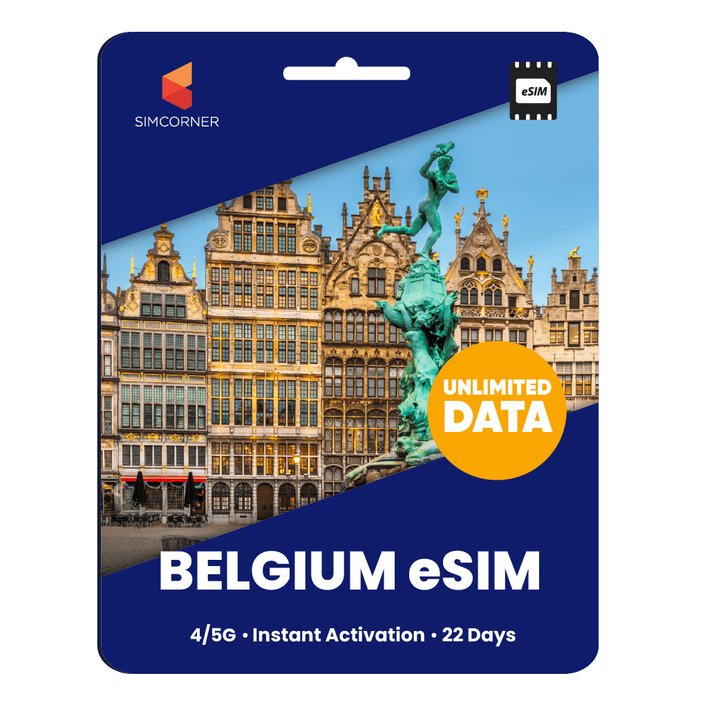 [eSIM] Belgium Unlimited Data - SimCorner