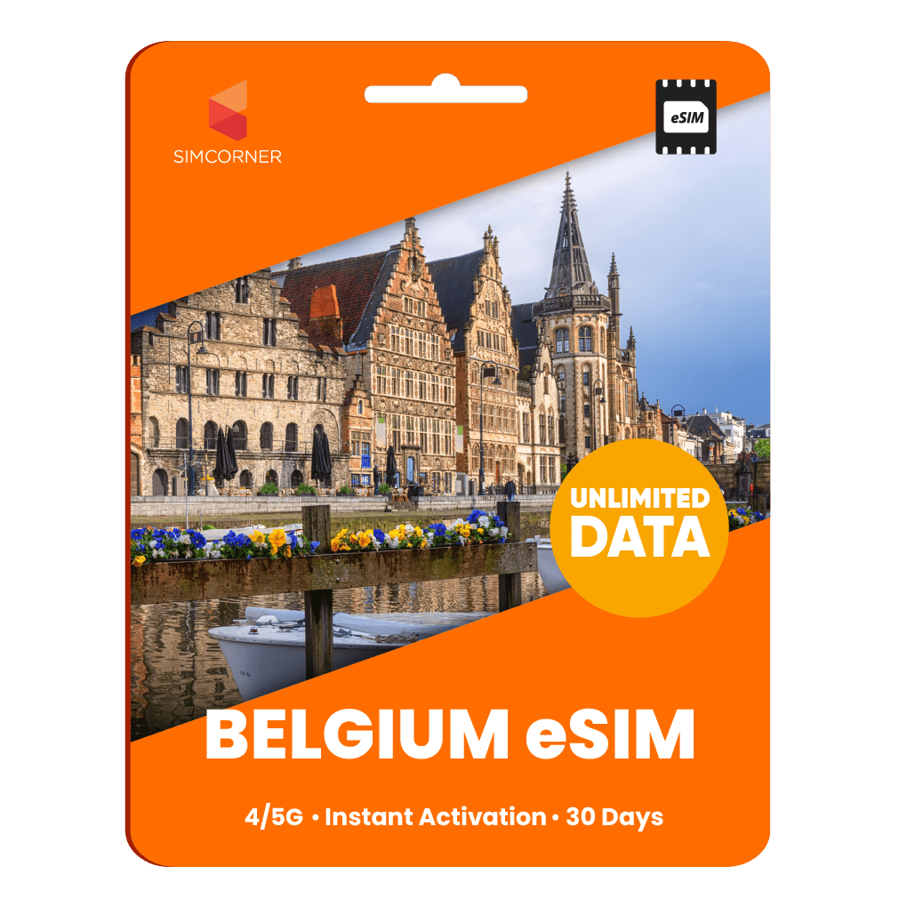 [eSIM] Belgium Unlimited Data - SimCorner