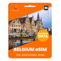 Thumbnail for [eSIM] Belgium Unlimited Data - SimCorner