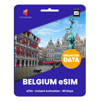 Thumbnail for [eSIM] Belgium Unlimited Data - SimCorner