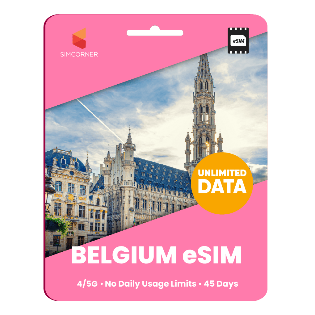 [eSIM] Belgium Unlimited Data - SimCorner