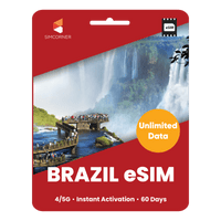 Thumbnail for [eSIM] Brazil Unlimited Data - SimCorner