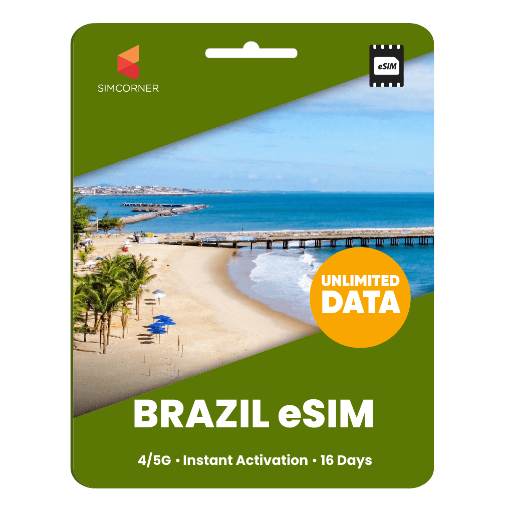 [eSIM] Brazil Unlimited Data - SimCorner