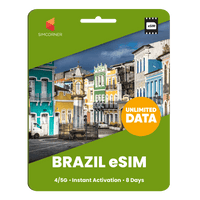 Thumbnail for [eSIM] Brazil Unlimited Data - SimCorner