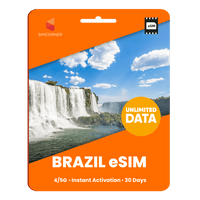Thumbnail for [eSIM] Brazil Unlimited Data - SimCorner