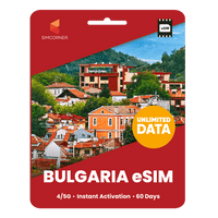Thumbnail for [eSIM] Bulgaria Unlimited Data - SimCorner