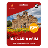Thumbnail for [eSIM] Bulgaria Unlimited Data - SimCorner