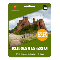 Thumbnail for [eSIM] Bulgaria Unlimited Data - SimCorner
