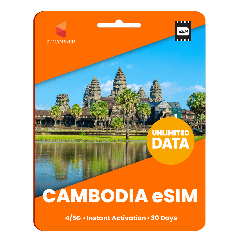 [eSIM] Cambodia Unlimited Data - SimCorner