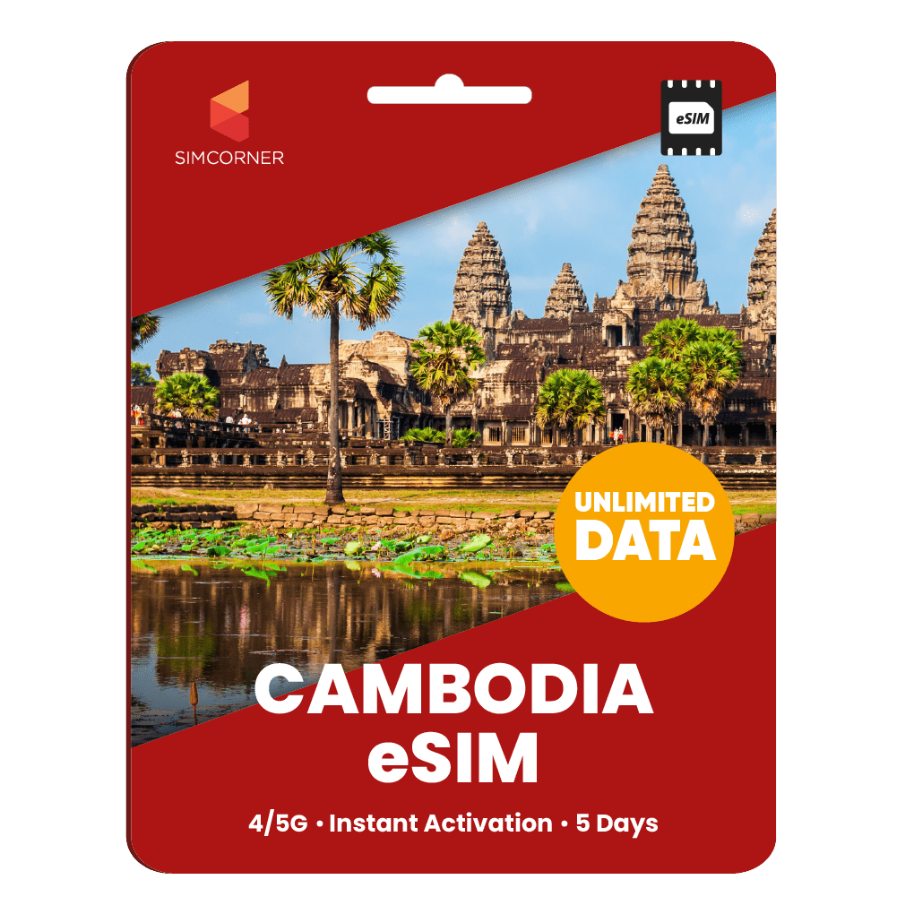 [eSIM] Cambodia Unlimited Data - SimCorner