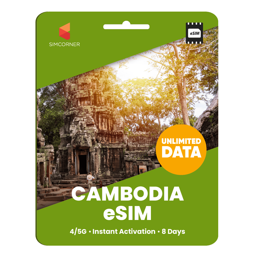 [eSIM] Cambodia Unlimited Data - SimCorner