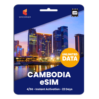 Thumbnail for [eSIM] Cambodia Unlimited Data - SimCorner