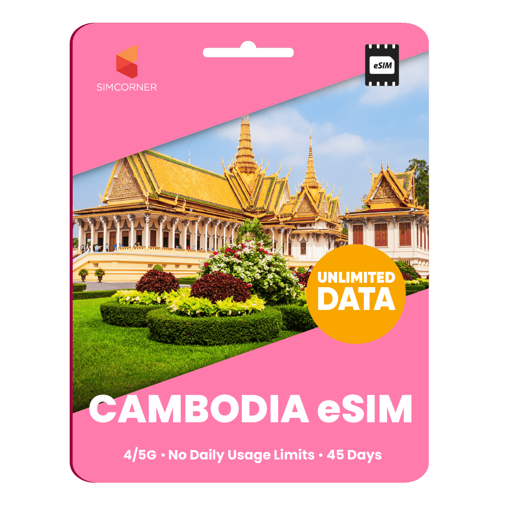 [eSIM] Cambodia Unlimited Data - SimCorner