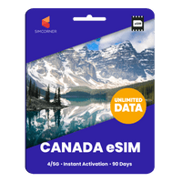 Thumbnail for [eSIM] Canada Unlimited Data - SimCorner